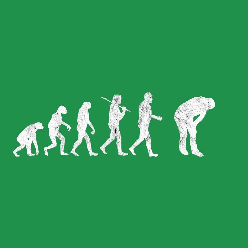 Ausser Puste Evolution Lustige Bilder Geschenk