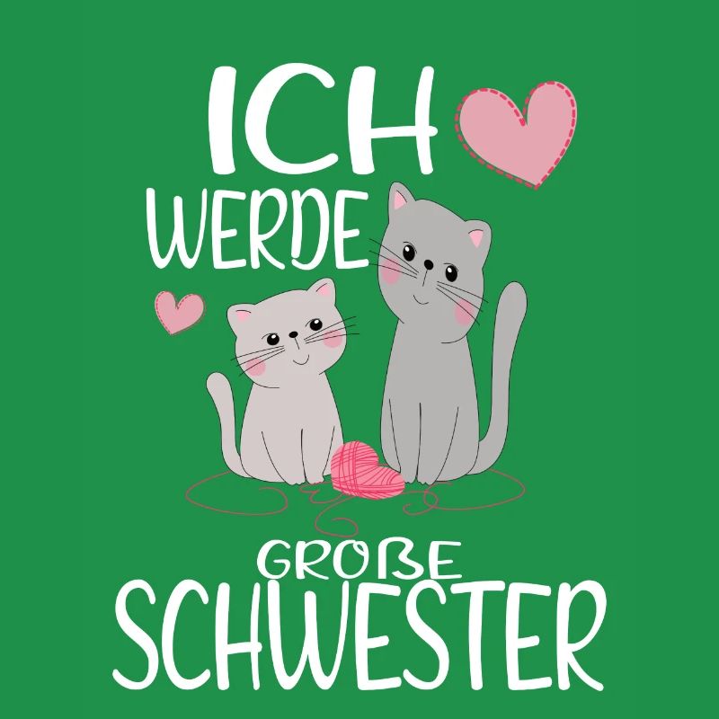Ich werde Große Schwester süße Kätzchen