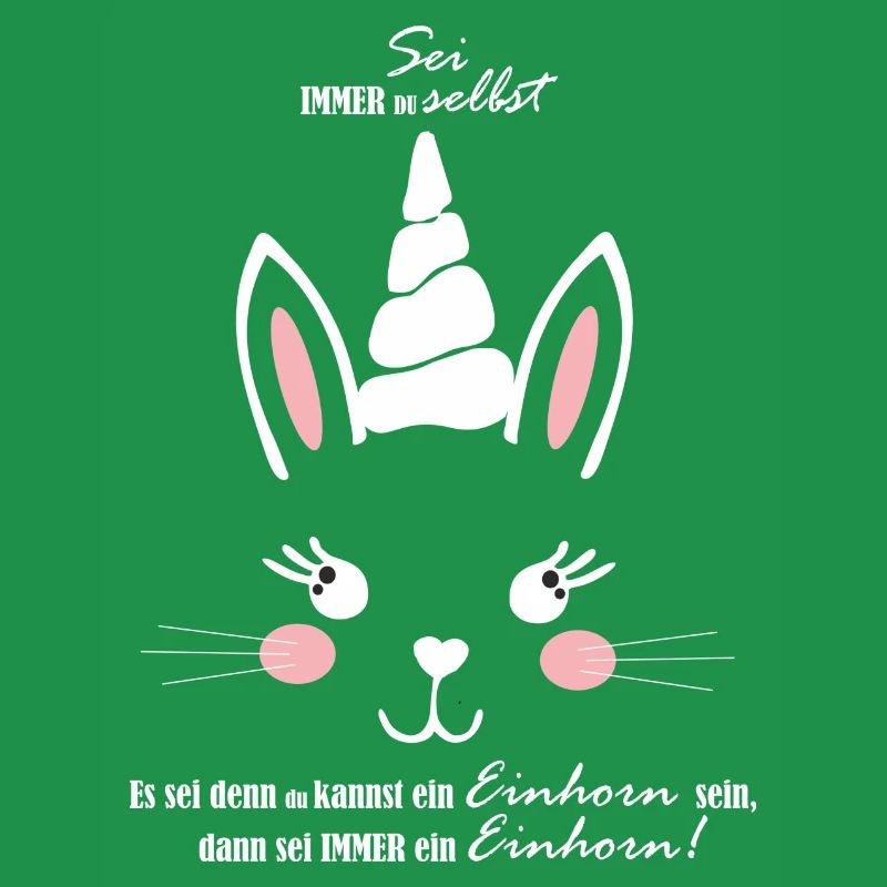 Hase oder Einhorn, oder ein Mischling -Unicorn