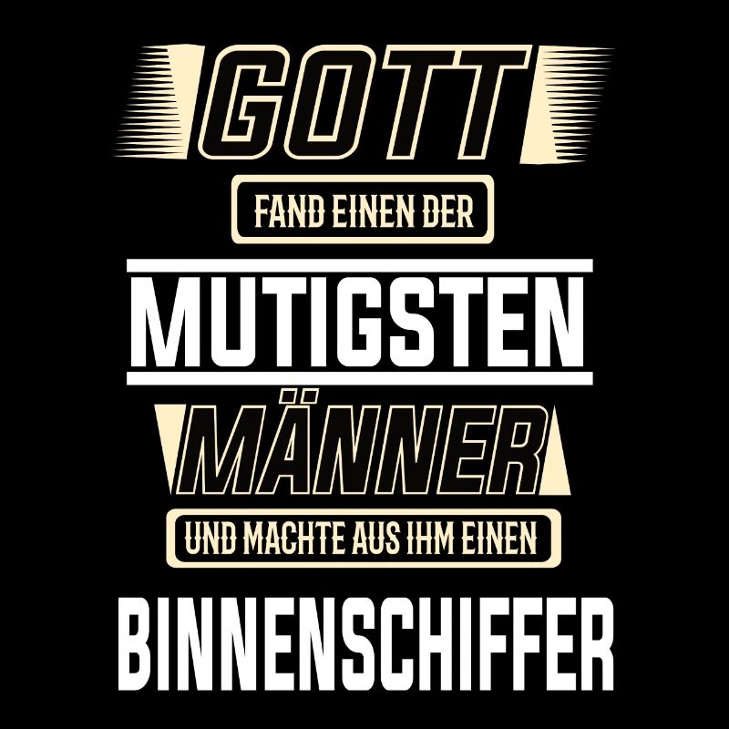 Binnenschiffer, einer der mutigsten Männer