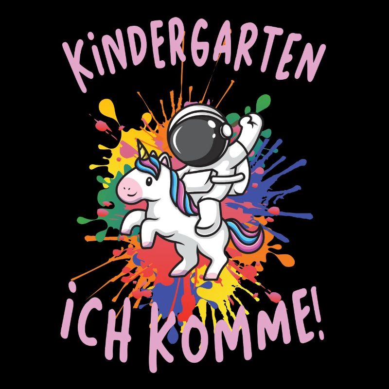 Kindergarten Einhorn Astronaut