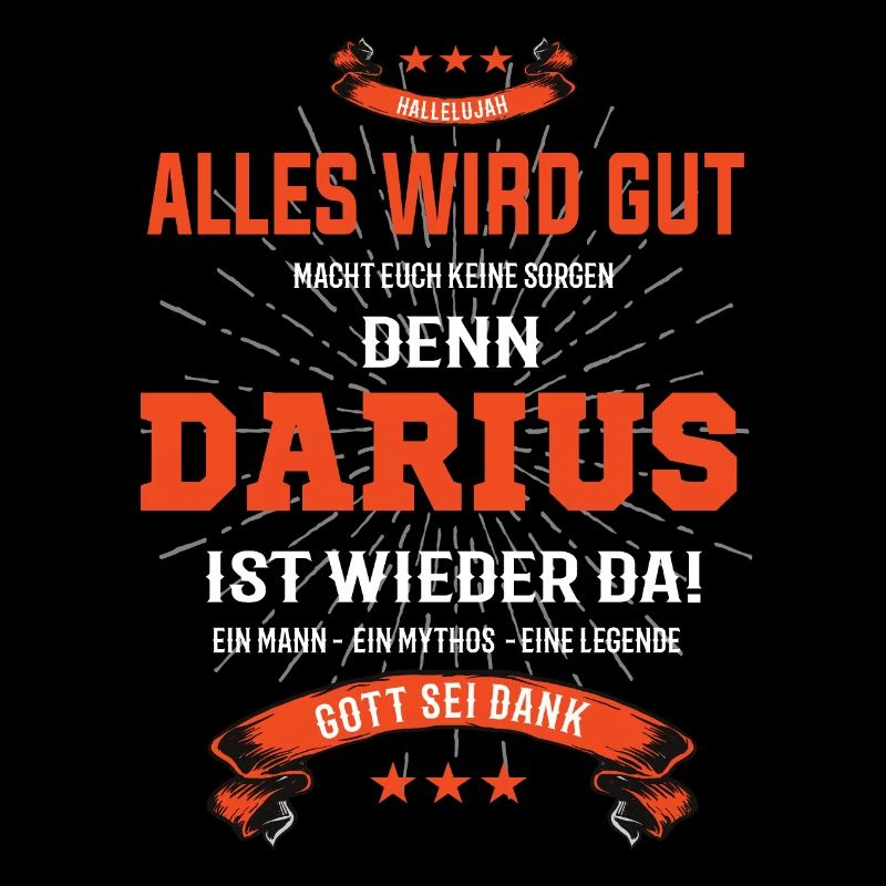 Alles wird gut denn Darius Ist da Outfit