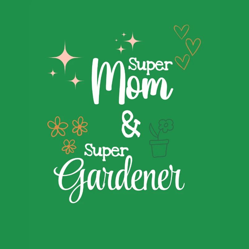 Beste Super Mama Gärtner Mama Muttertag Geschenk