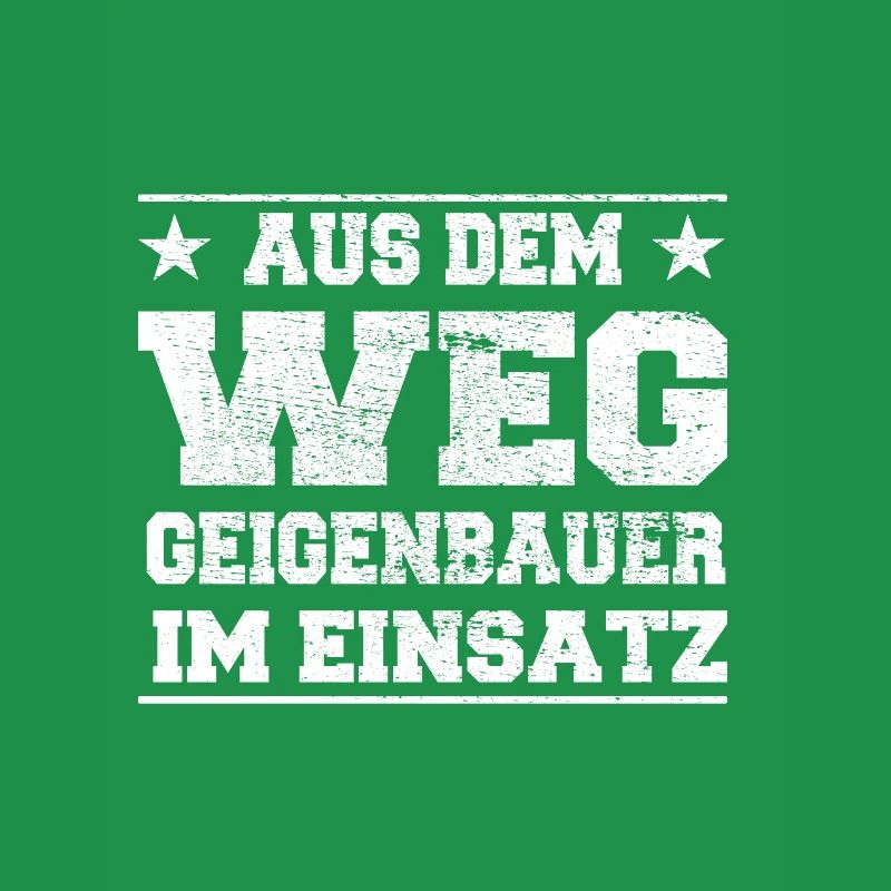 Aus dem Weg Geigenbauer im Einsatz Design