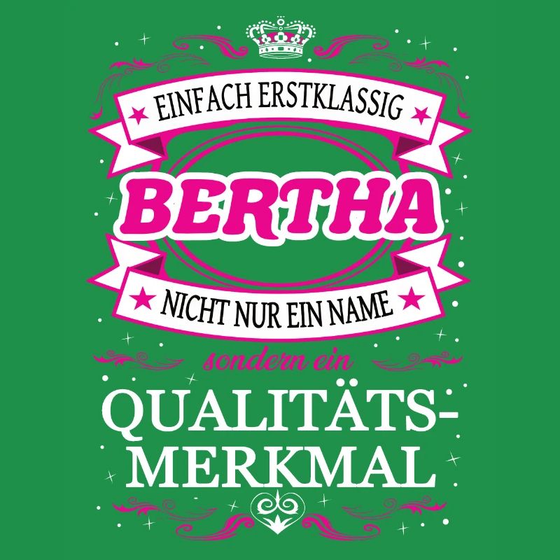 Caractéristique de qualité Bertha tout simplement de première classe