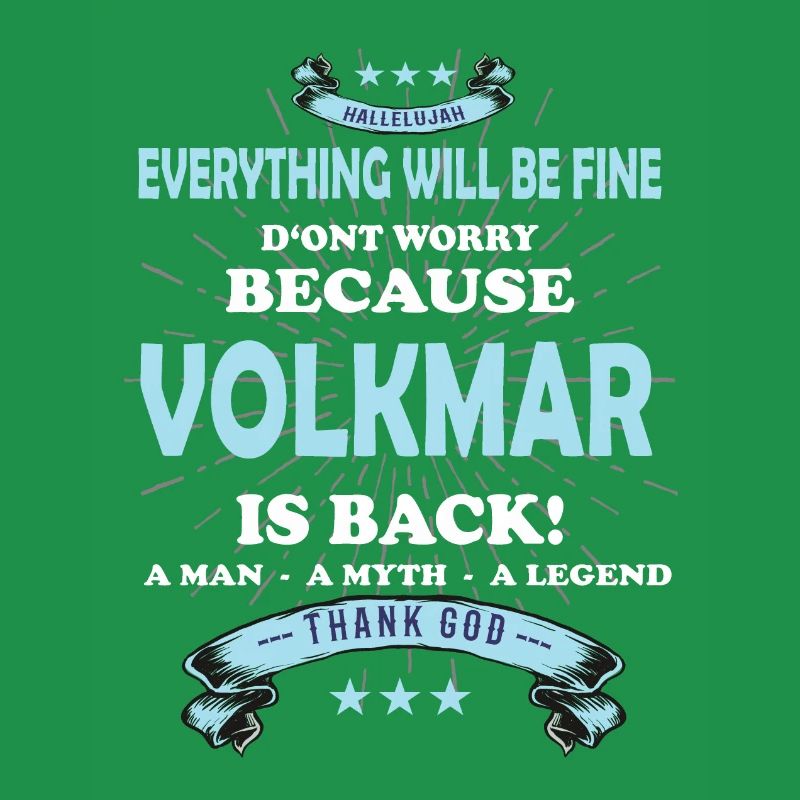 Everything will be fine Volkmar Is back