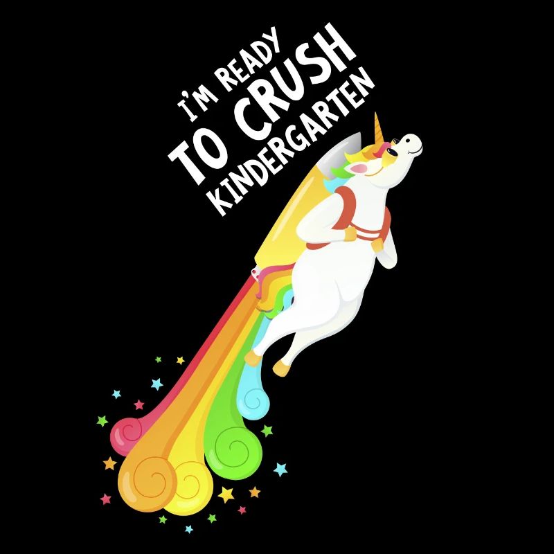 Ready To Crush Kindergarten Einhorn Einschulung