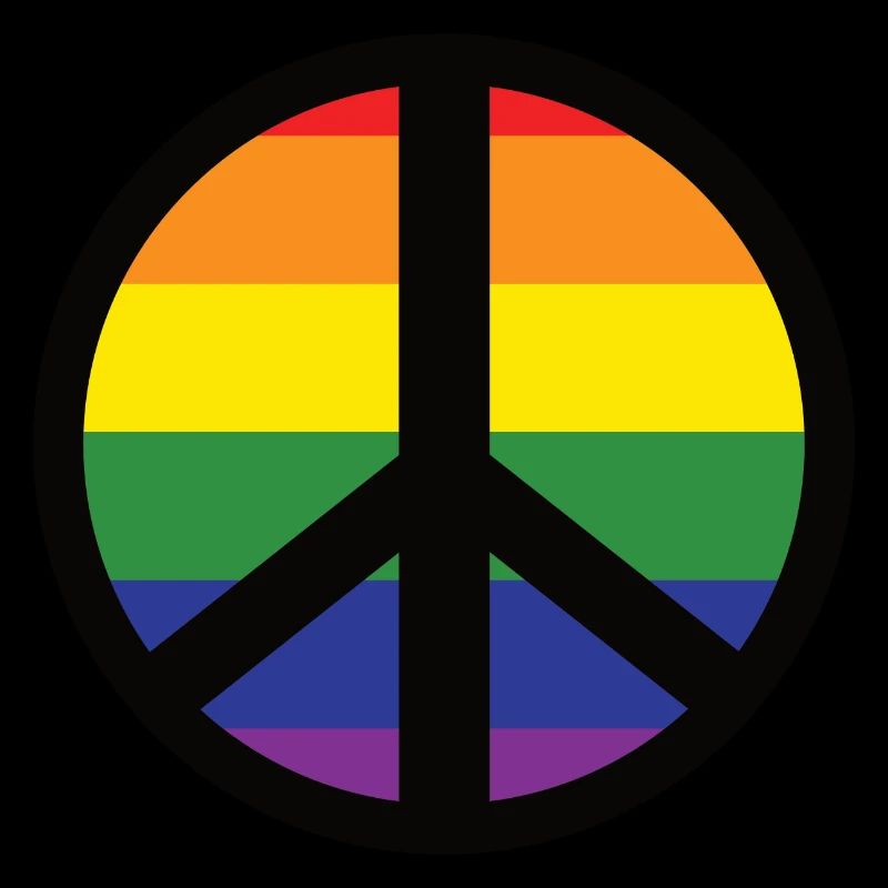 Friedenszeichen Peace LGBT