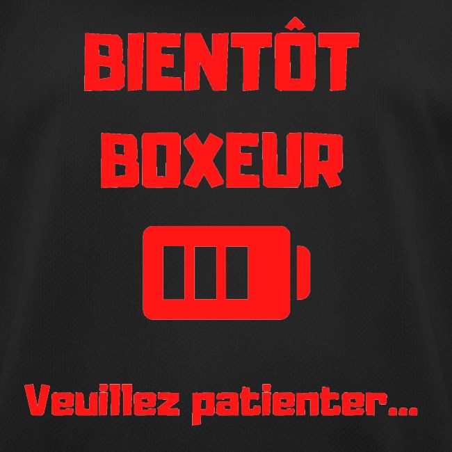 BIENTOT BOXEUR ROUGE