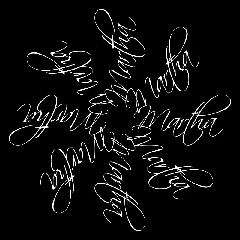 Martha Name Name Mandala