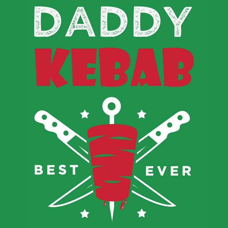 daddy kebab gift dad chef best kebab