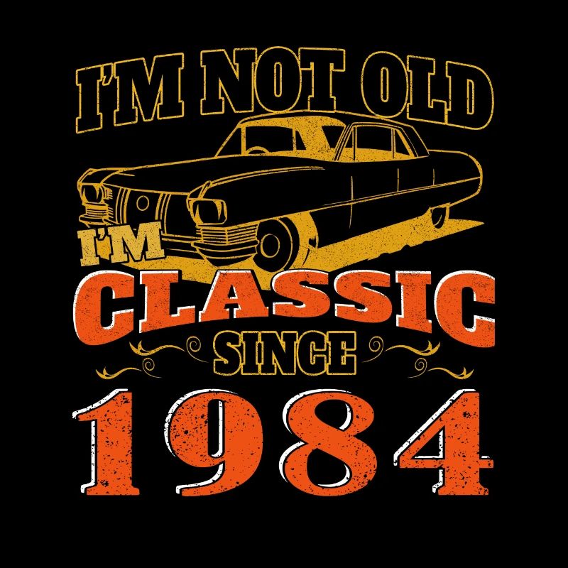 Oldtimer 1984 40. Geburtstag Geschenk Herren