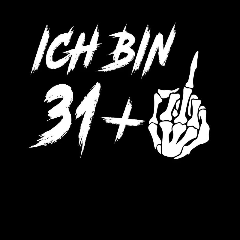ICH BIN 32 MITTELFINGER 32 Geburtstag Papa Kollege