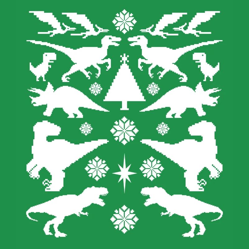 Dinosaurier Hässlicher Weihnachtspullover