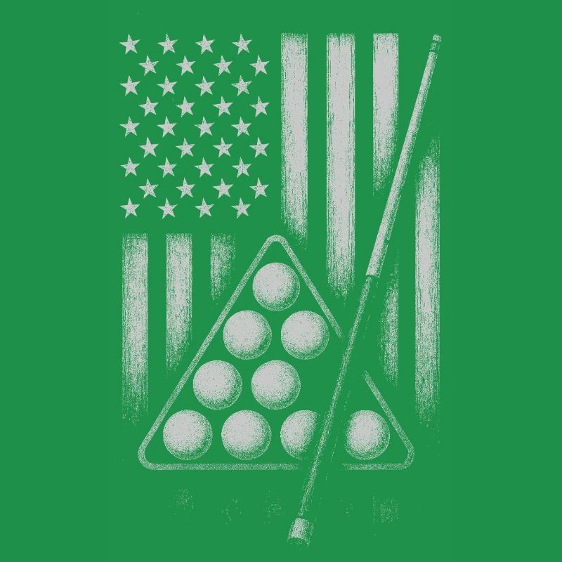 Conception de boules de billard Flag