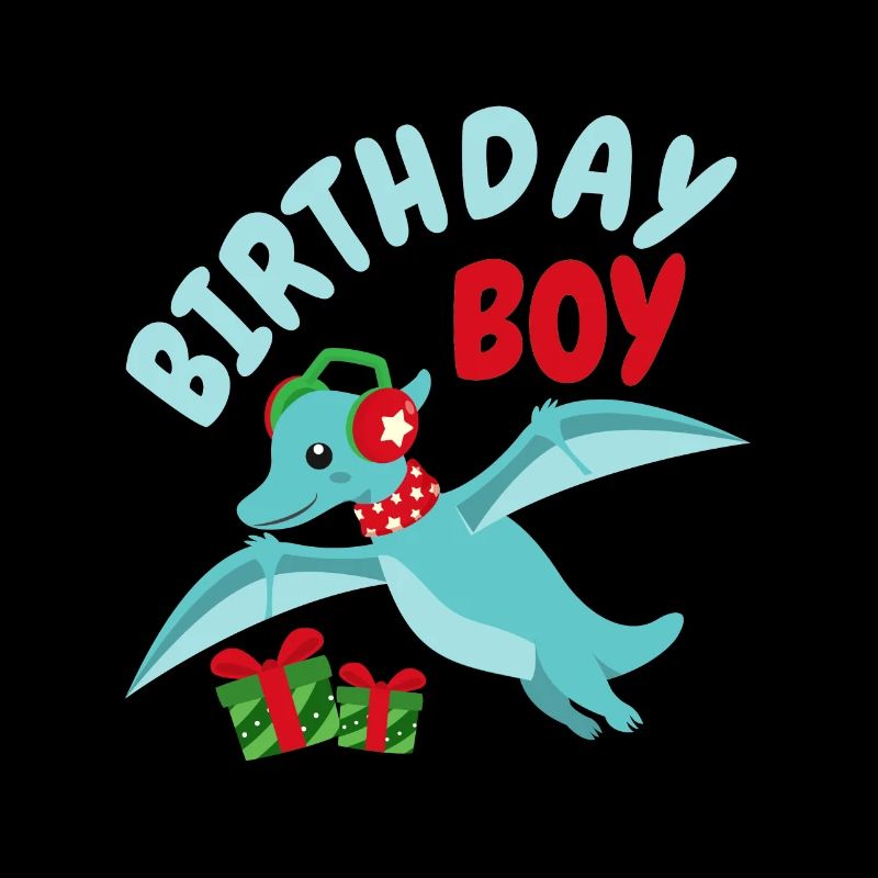 Weihnachten Dinosaurier Geburtstagskind Geburtstag