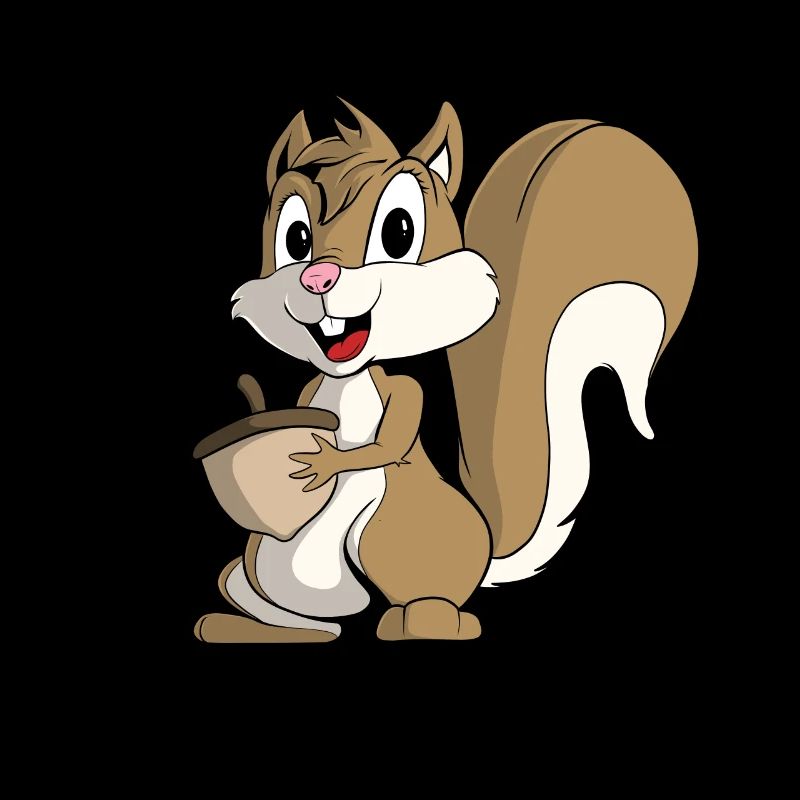 Süßes Cartoon Eichhörnchen