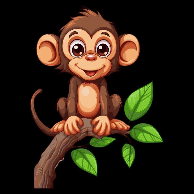 Playful Jungle Jive Monkey