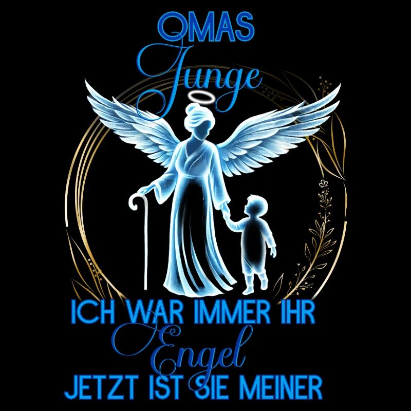 Omas Junge, Gedenken Engel Erinnerung Geschenk