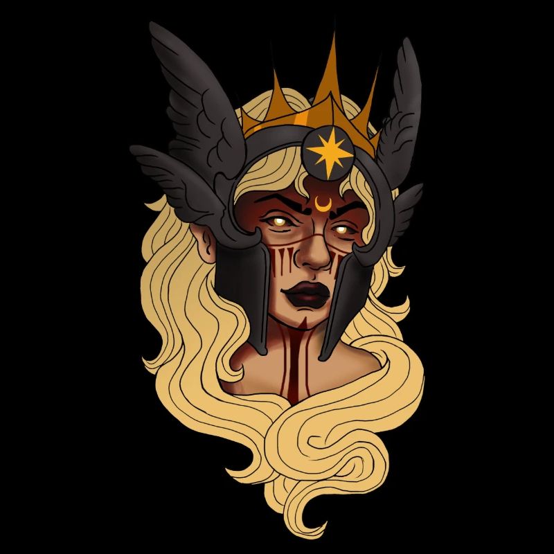 Fantasy Design Schildmaid Viking Wikinger