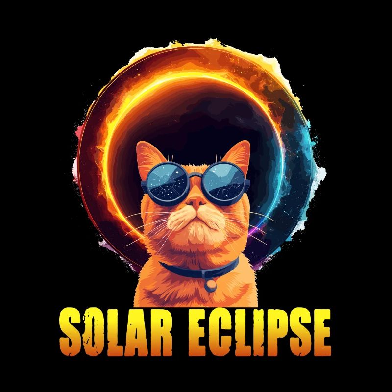 Sonnenfinsternis Katze
