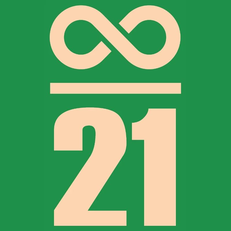 Infinite by 21 million Bitcoin Infinity