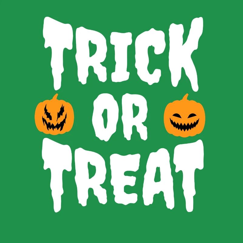 Trick or Treat Halloween Süßes oder Saures
