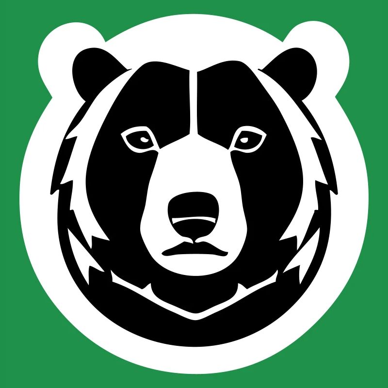 A strong fluffy bear in comic stalk