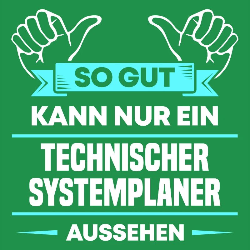 Technischer Systemplaner Design für stolze Profis