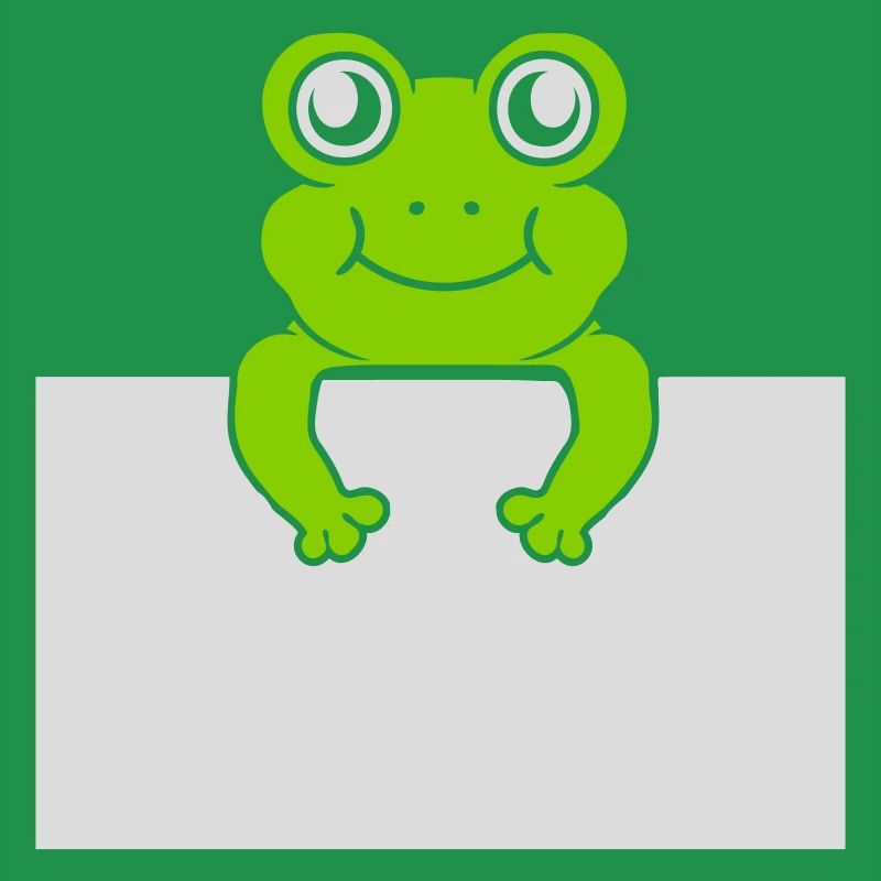 Texte présent Comic Frog