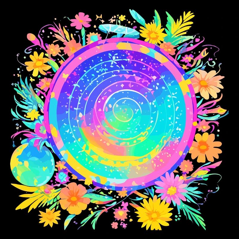 Hypnotic flowers
