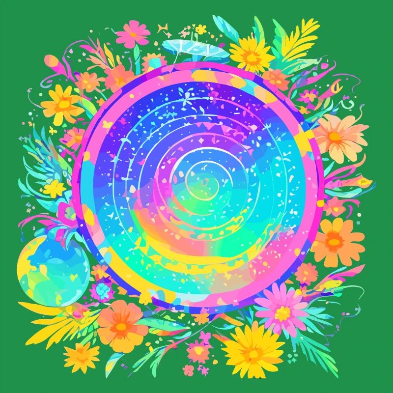 Hypnotic flowers