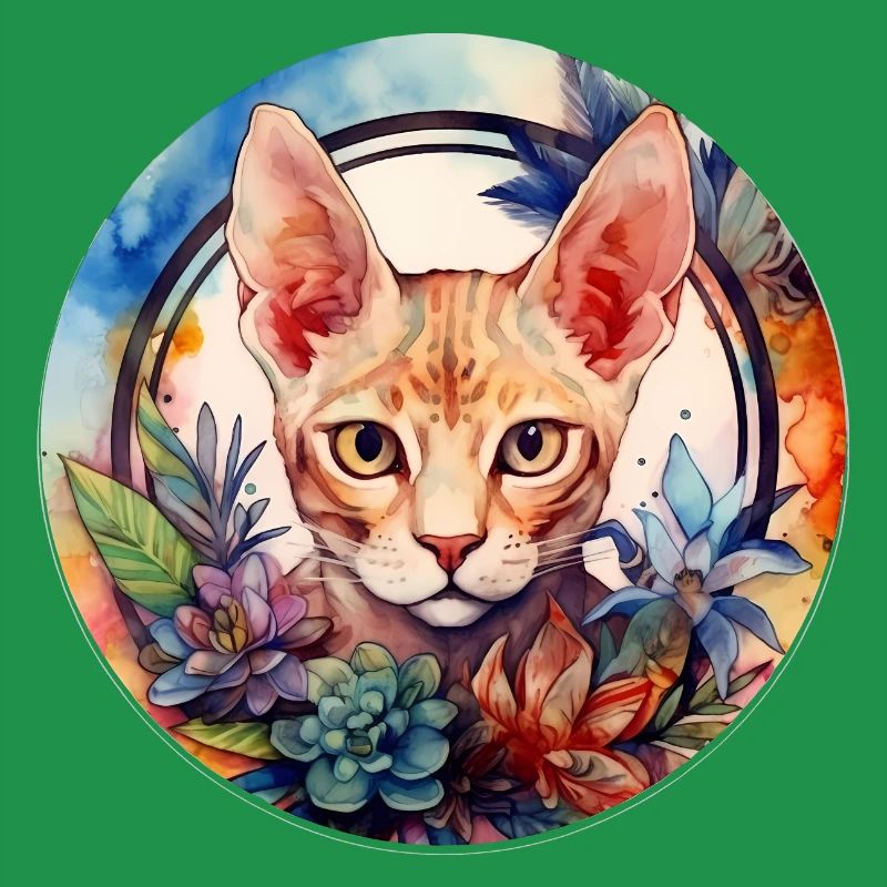 Devon Rex chat Boho Style, chats d’amour