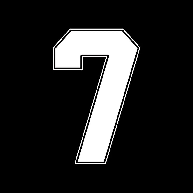 7 years old jersey number 7