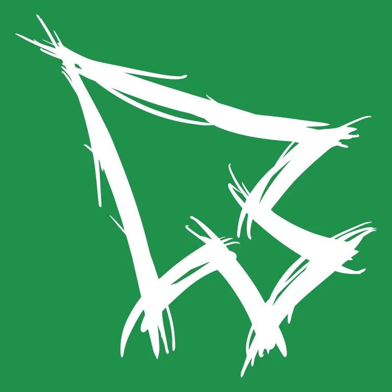 Mouse pointer cursor, arrow, hand drawn.