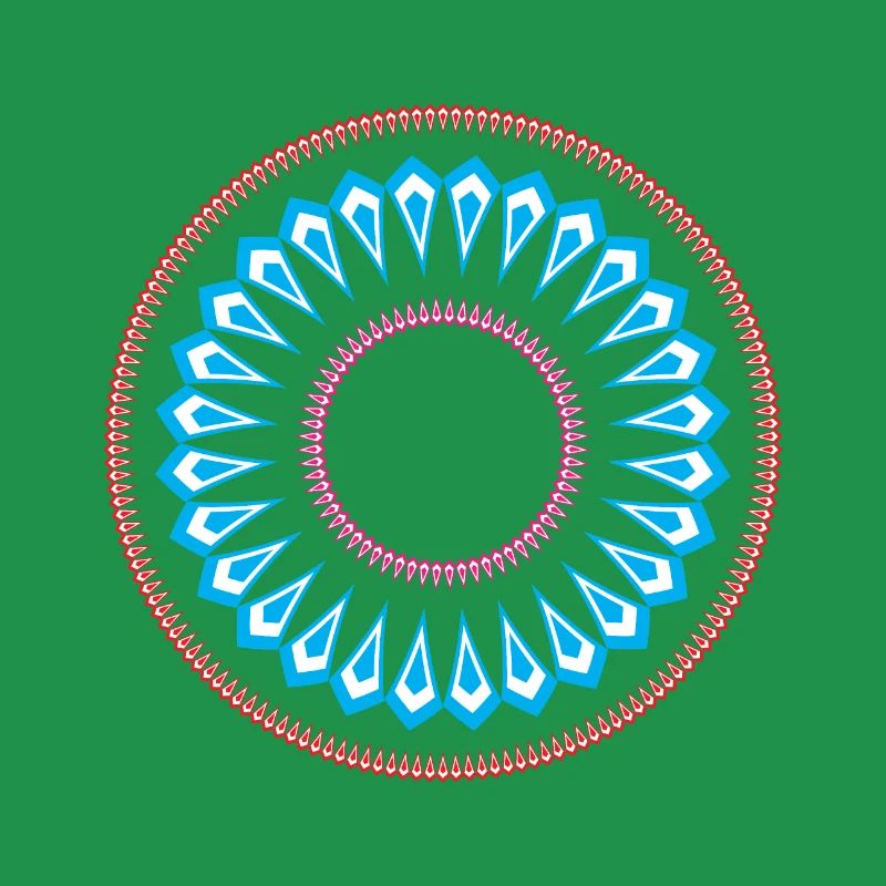 Simple mandala design pattern