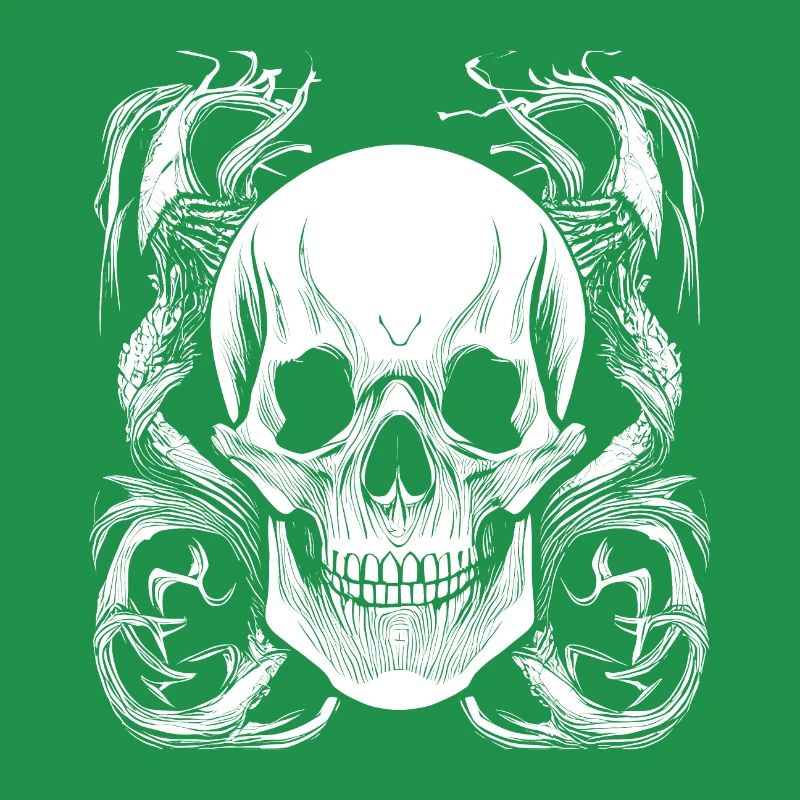 Halloween- oder Horror- Totenschädel