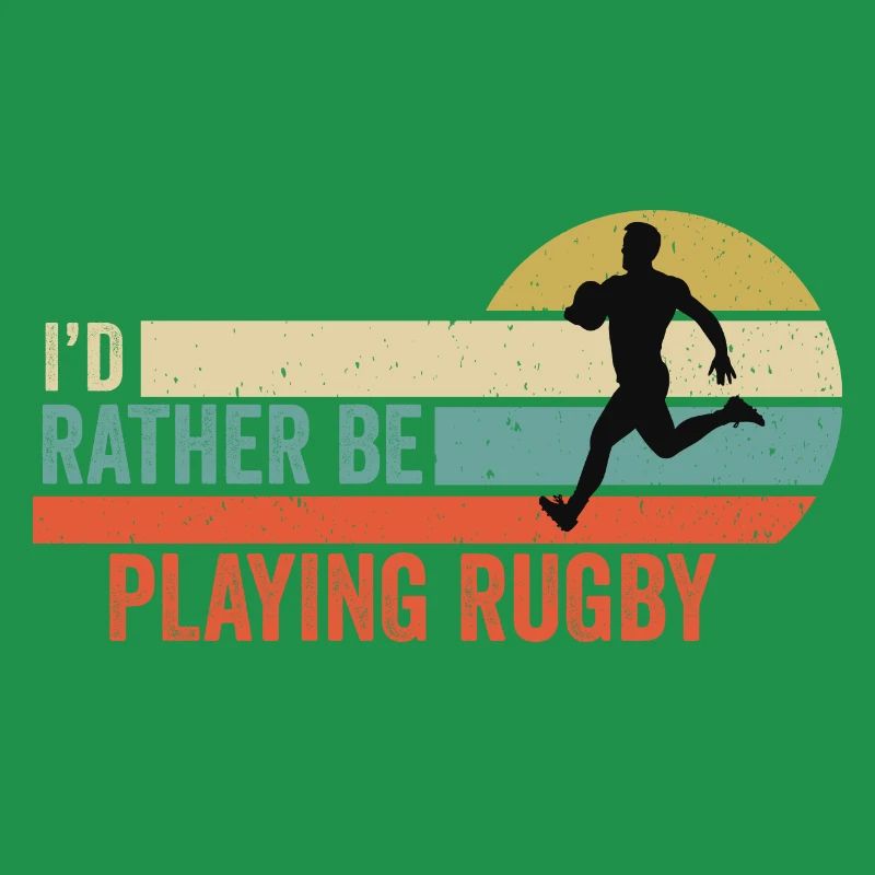 Rugby - I'd rather be playing rugby Gift Idea
