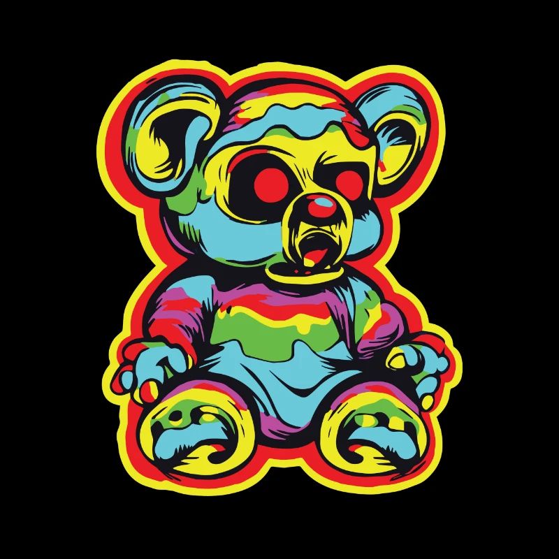 Horror Scary Bear Halloween Freddy Bear