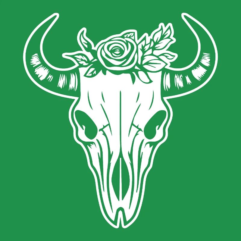 Cow Skull Boho