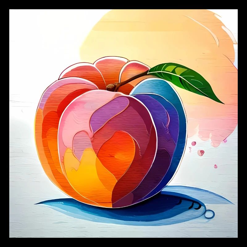 Delicate temptation: a peach viewing room