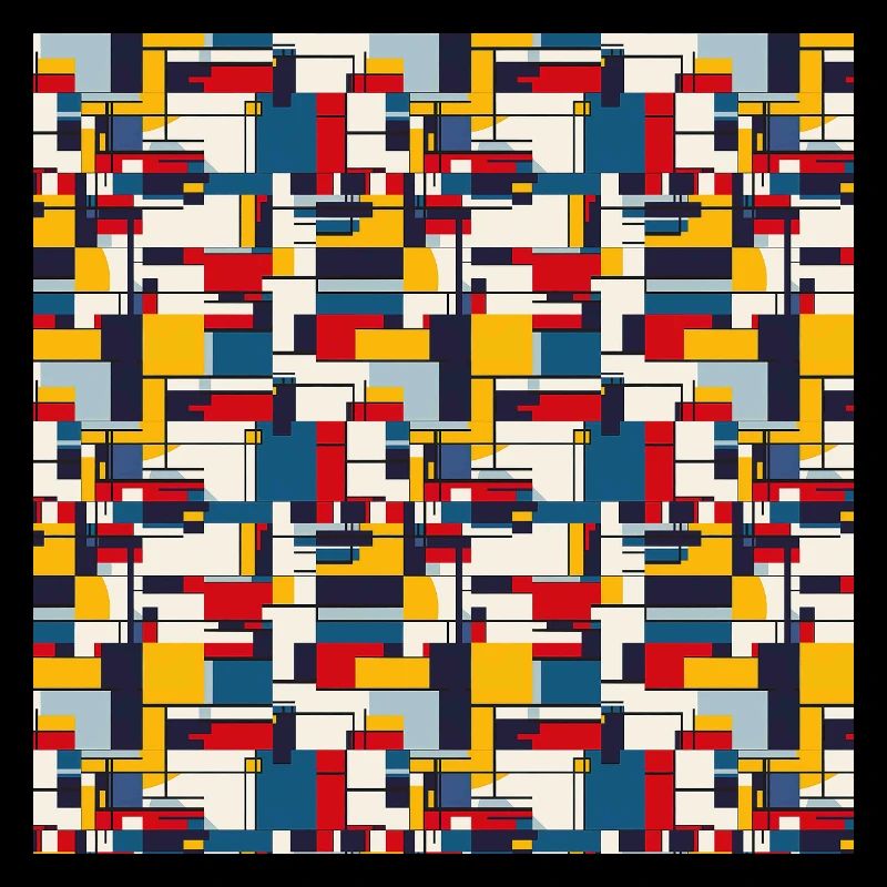 Abstract Geometric Seamless Repeat Pattern Shapes