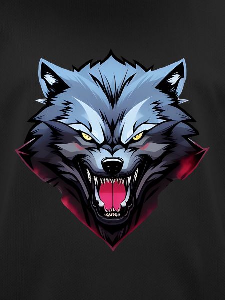 wütender Wolf