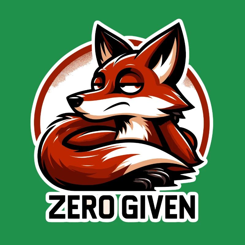 Zéro donné - Illustration de renard