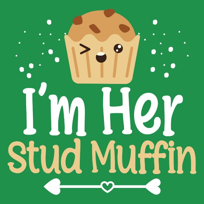 Pastry Chef Baker Cupcake Lover Men I'm Her Stud M