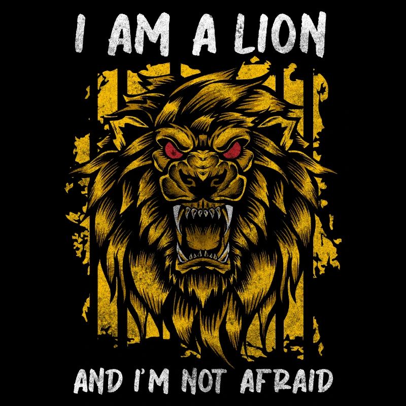 Lion's Head Strength Majestic Danger