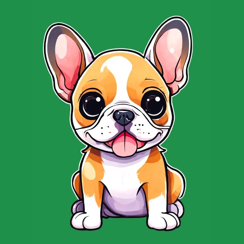 Chiot mignon bouledogue Français