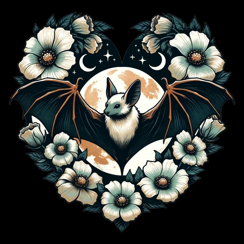 Chauve-souris fleur de lune