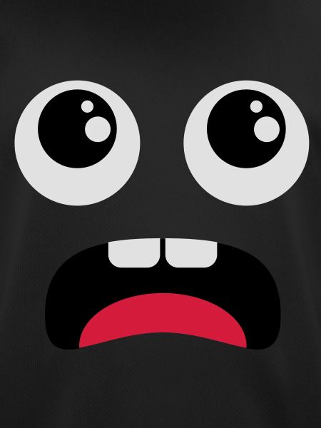 Terrified face - Comic