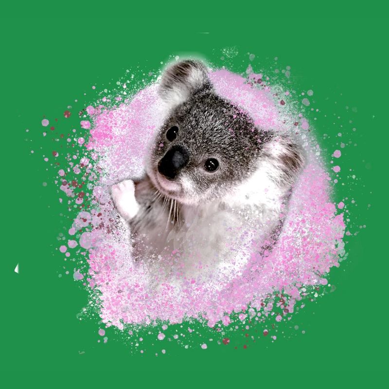 koala ,pink,graffiti,malerei,koala bär,rosa
